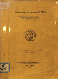 Image of Penelitian Koran Masuk Desa: Suatu Studi Kasus Tentang Apresiasi Masyarakat Desa Terhadap Mingguan Resmi 