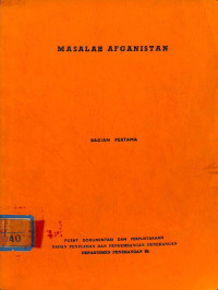 Image of Masalah Afganistan: Bagian Pertama